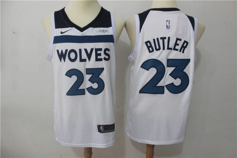 Men Minnesota Timberwolves #23 Butler White Game Nike NBA Jerseys->los angeles lakers->NBA Jersey